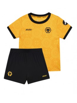 Billige Wolves Hjemmedraktsett Barn 2025-26 Kortermet (+ Korte bukser)